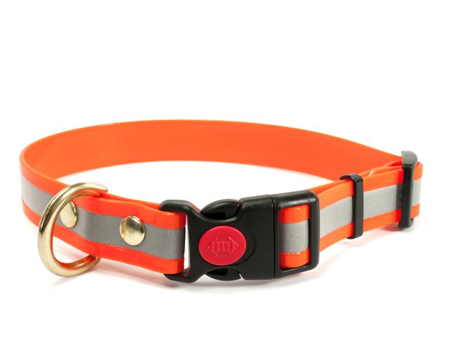 Biothane_collar_safety_click_solid_brass_reflex_orange_small_web