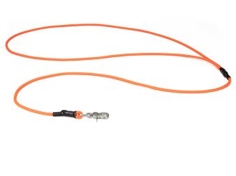 Mystique® Biothane Jagdleine 8mm neon orange rostfrei ScherenkKarabiner