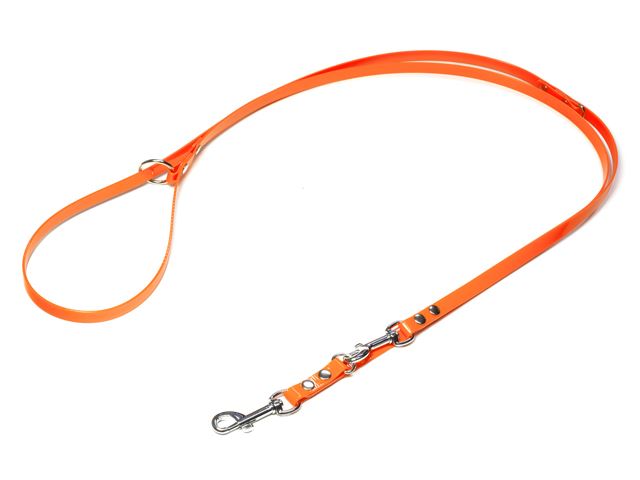 Biothane_adjustable_leash_gold_orange_13mm_small_web