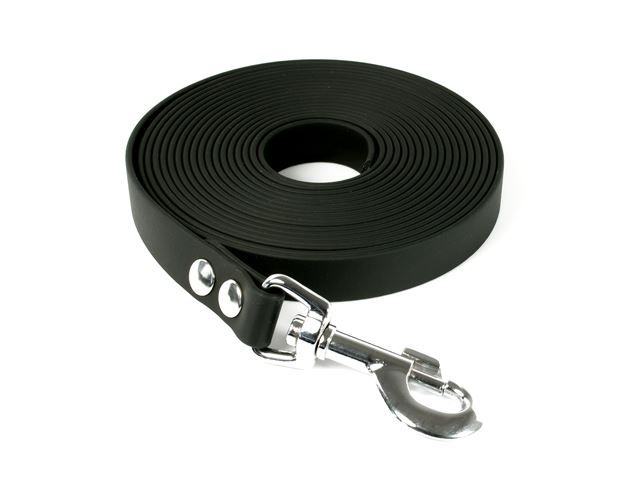 Mystique® Biothane tracking leash black (2493)