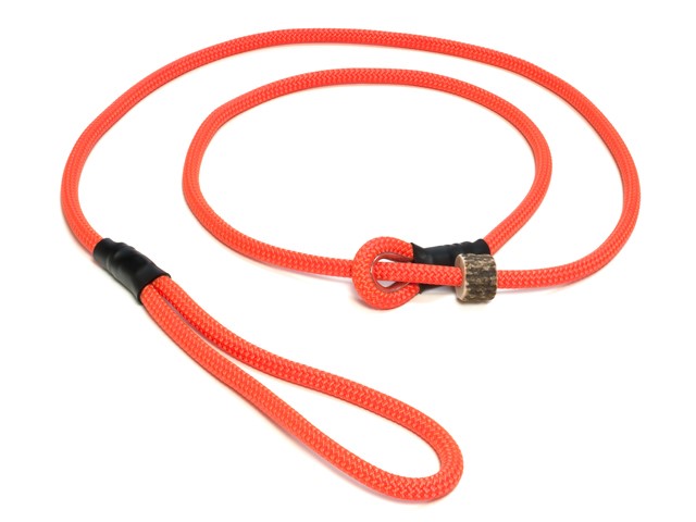 Mystique® Field trial moxon leash 8mm 130cm neon orange | MYSTIQUE