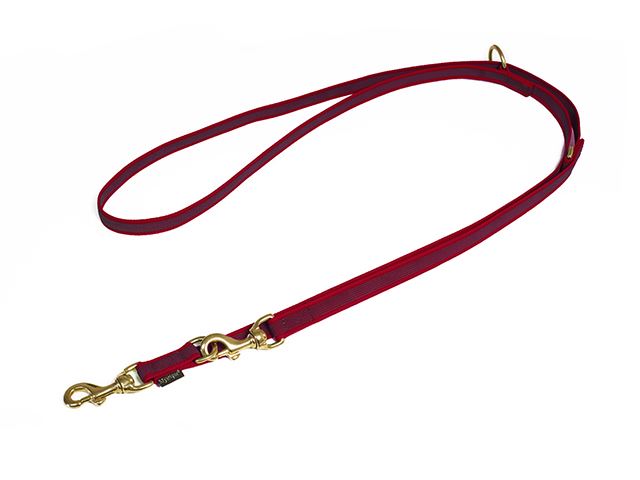 Rubbered_adjustable_leash_20mm_brass_winered_small_web