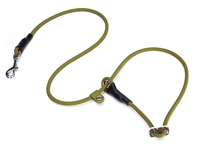 Biothane_6_8mm_adjustable_leash_part_moxon_hornstop_khaki_small_web