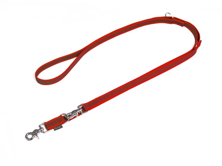 Rubbered_adjustable_leash_20mm_chromed_trigger_red_small_web