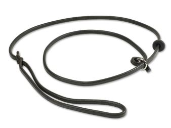 Leather moxon leash 6mm ca. 150cm brown