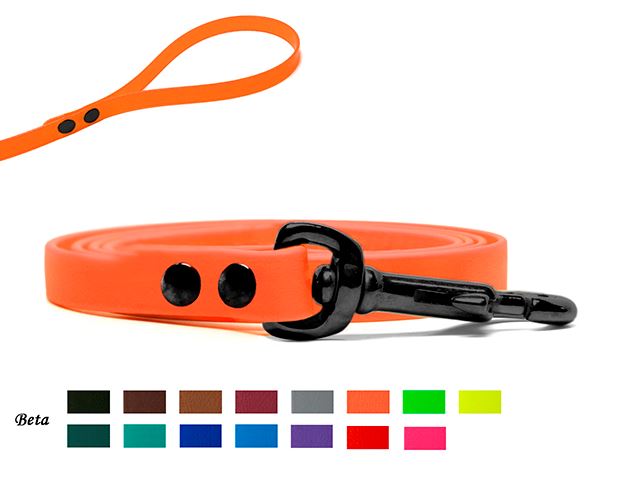 Biothane_leash_16_19mm_revited_3m_HG_master_black_snap_hook_small_web