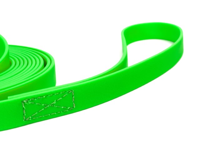 Mystique® Biothane tracking leash 19mm neon green 15m brass trigger s ...