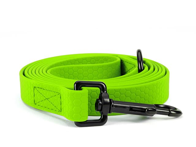 Hexa_leash_16_19mm_sewn_neon_green_black_snap_hook_small_web