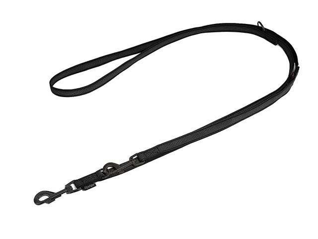 Rubbered_adjustable_leash_20mm_black_snap_hook_black_small_web