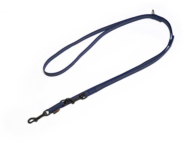 Rubbered_adjustable_leash_15mm_black_snap_hook_royal_blue_small_web