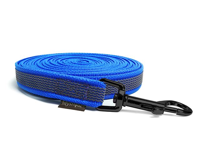 Rubbered_tracking_leash_20mm_black_snap_hook_blue_small_web