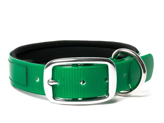 Biothane_collar_deluxe_neopren_gold_green_small_web