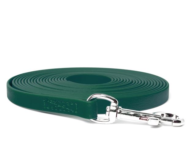 Biothane_tracking_leash_snap_hook_13mm_sewn_green_small_web