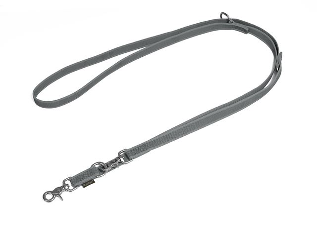 Rubbered_adjustable_leash_20mm_rust_proof_trigger_grey_small_web