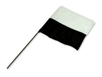 Mystique® &quot;Marking Flag&quot; black/white 1pc.