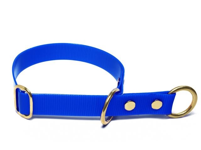 Biothane_half_choke_collar_solid_brass_gold_blue_small_web