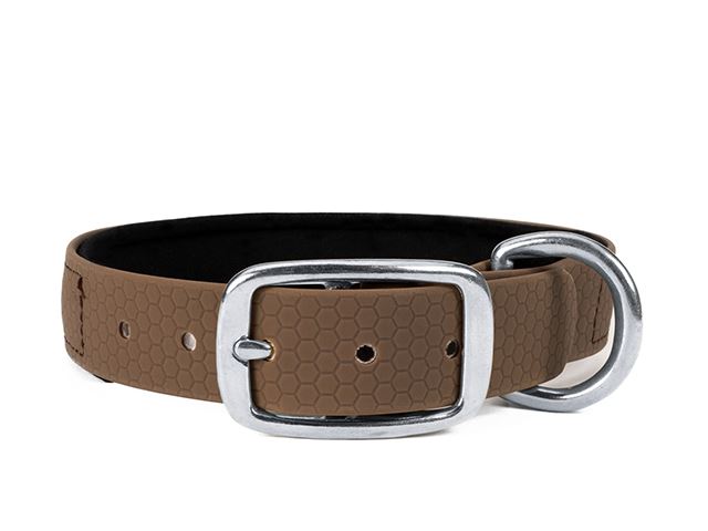 Hexa_collar_rustproof_deluxe_brown_neoprene_small_web