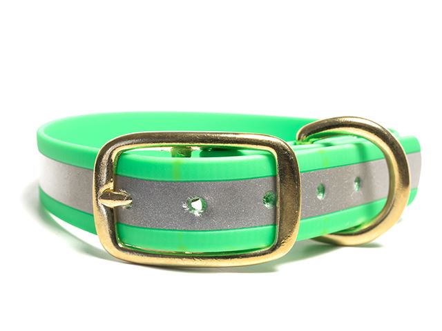 Biothane_collar_deluxe_brass_reflect_neon_green_beta_small_web