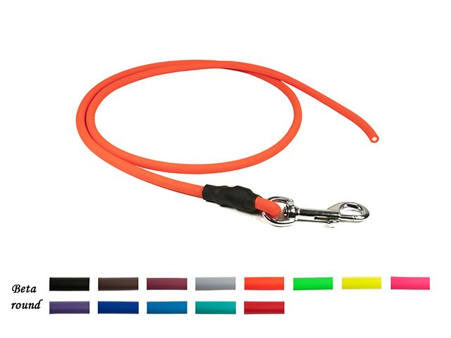 Biothane_round_leash_neon_orange_snap_hook_small_web