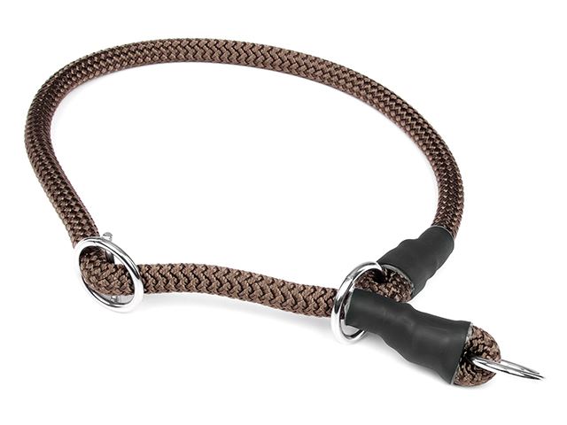 Collar_nylon_round_8mm_brown_with_stop_small_web