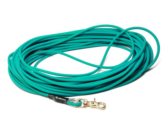 Biothane_round_tracking_leash_light_green_brass_trigger_small_web