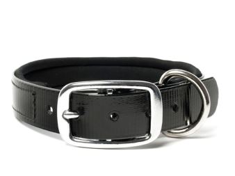 Biothane_collar_deluxe_neopren_gold_black_small_web