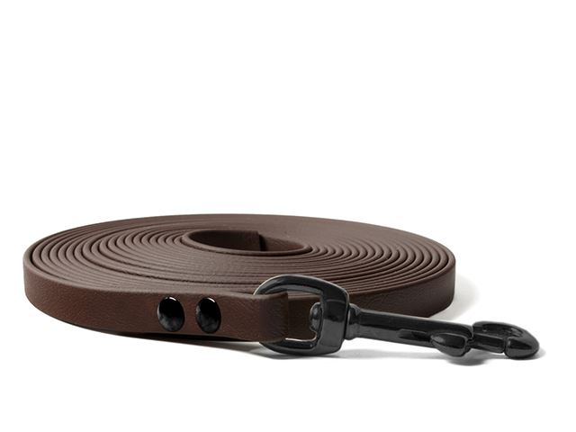 Biothane_tracking_leash_black_snap_hook_13mm_revited_brown_small_web