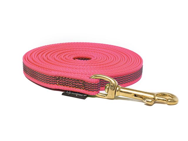 Rubbered_tracking_leash_15mm_brass_snap_hook_neon_pink_small_web