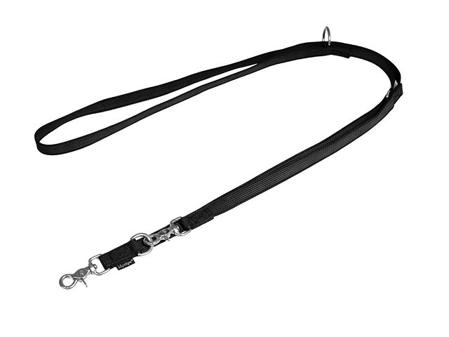 Rubbered_adjustable_leash_20mm_rust_proof_trigger_black_small_web