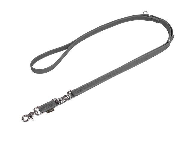 Rubbered_adjustable_leash_20mm_chromed_trigger_grey_small_web