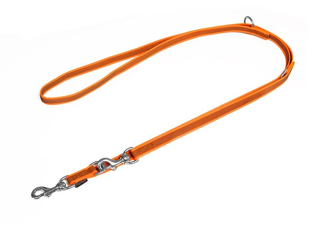 Rubbered_adjustable_leash_20mm_rust_proof_neon_orange_small_web