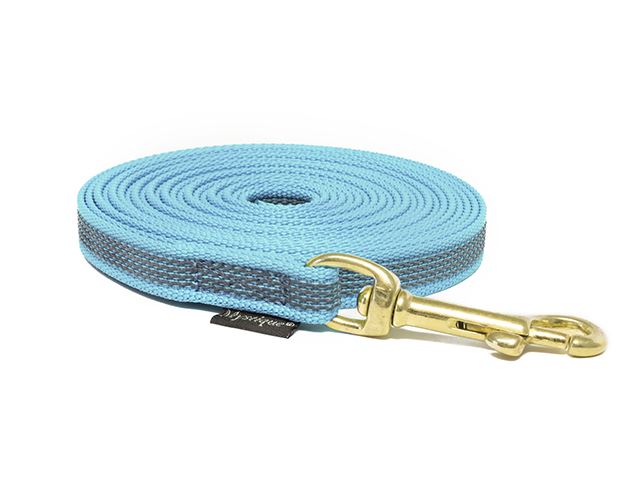 Rubbered_tracking_leash_15mm_brass_snap_hook_light_blue_small_web