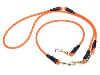 Mystique® Hunting Profi Biothane adjustable leash with carabine