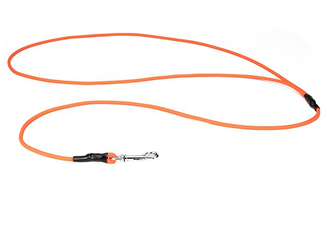 Biothane_hunting_leash_6-8mm_ neon orange_small_web