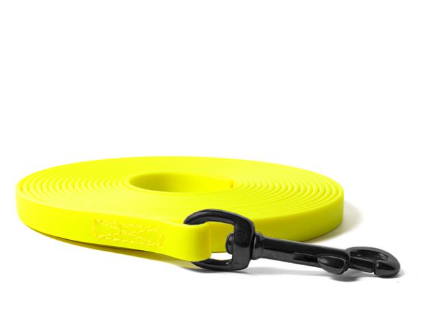 Biothane_tracking_leash_black_snap_hook_9_16mm_sewn_neon_yellow_small_web