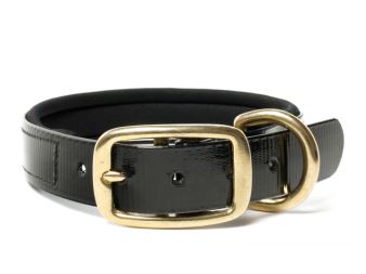 Biothane_collar_deluxe_brass_neopren_gold_black_small_web