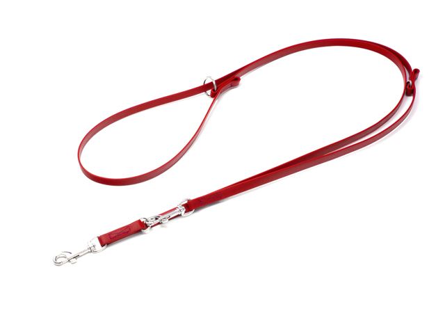 Biothane_adjustable_leash_sewn_13mm__snap_hook_red_small_web