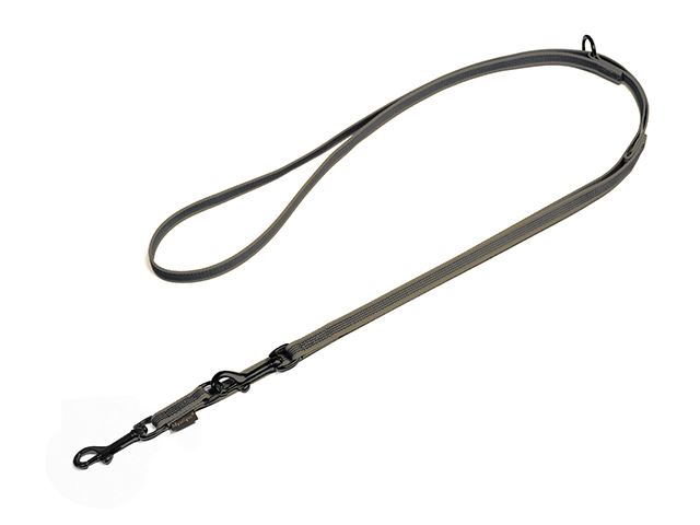 Rubbered_adjustable_leash_15mm_black_snap_hook_beige_small_web