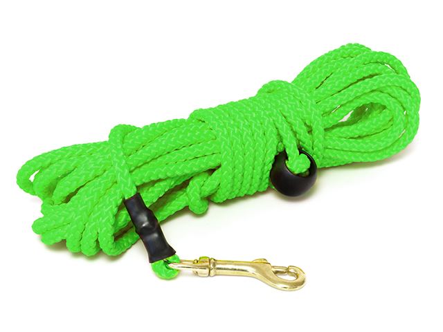 Nylon_tracking_leash_round_neon_green_brass_snap_hook_small_web