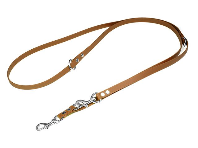 Biothane_adjustable_leash_rust_proof_19mm_light_brown_small_web