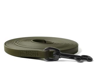 Biothane_tracking_leash_black_snap_hook_9_16mm_sewn_khaki_small_web