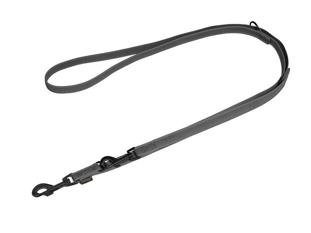 Rubbered_adjustable_leash_20mm_black_snap_hook_grey_small_web