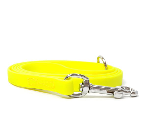 Biothane_leash_9_13mm_sewn_neon_yellow_snap_hook_small_web