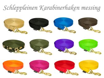 Schleppleinen messing karabinerhaken group (8)