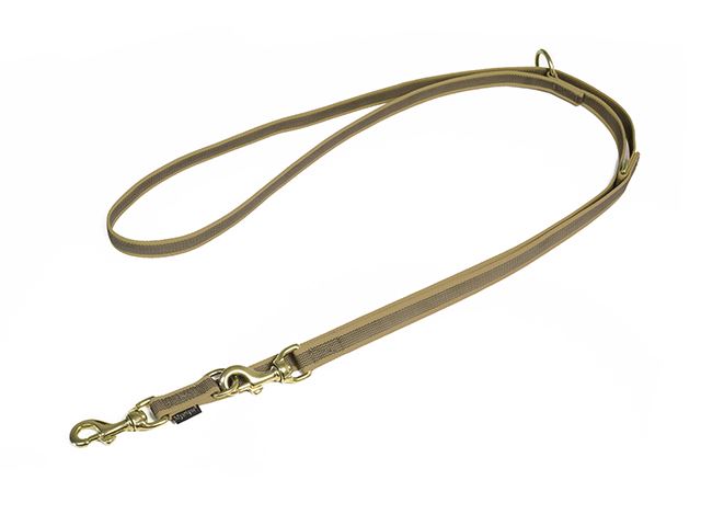Rubbered_adjustable_leash_20mm_brass_beige_small_web