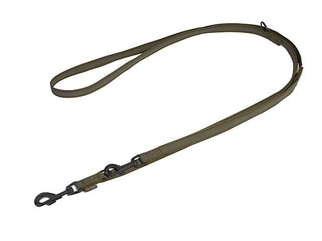 Rubbered_adjustable_leash_20mm_black_snap_hook_khaki_small_web