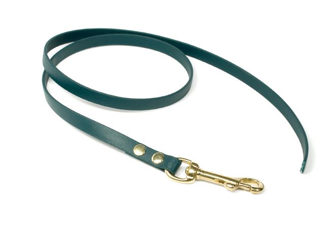 Biothane_leash_13mm_solid_brass_green_small_web