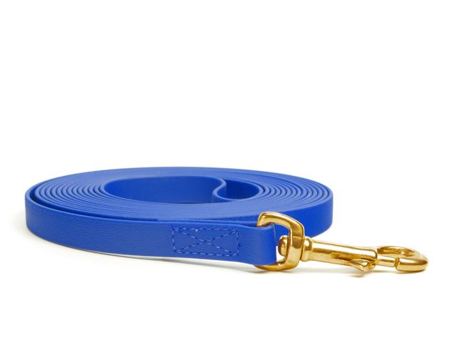 Biothane_tracking_leash_sewn_blue_brass_snap_hook_small_web
