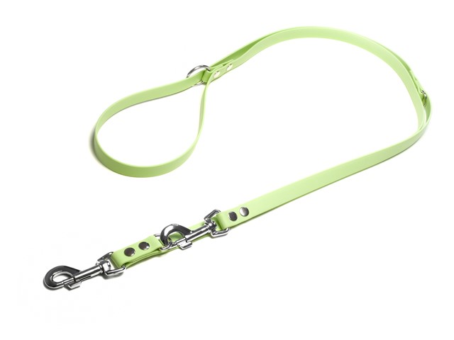 Mystique® Biothane adjustable leash 16mm pastel green 200cm | MYSTIQUE