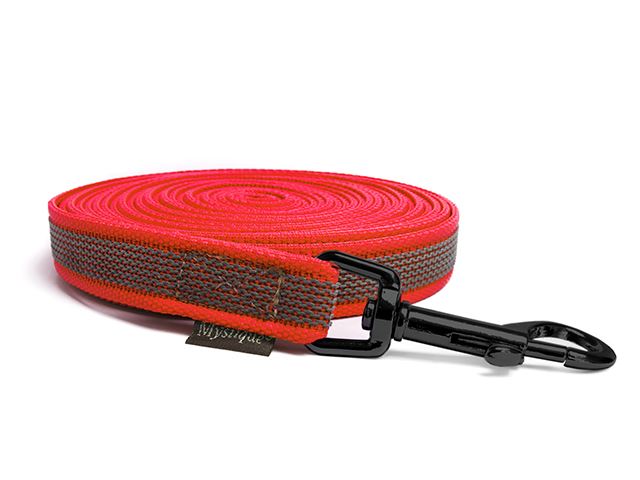 Rubbered_tracking_leash_20mm_black_snap_hook_red_small_web